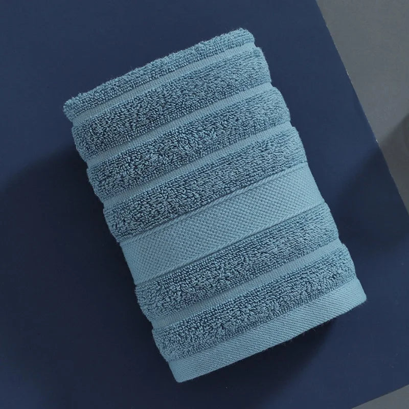 Lot de 4 Serviettes Carrées en Pur Coton 35x35cm - Forte Absorption