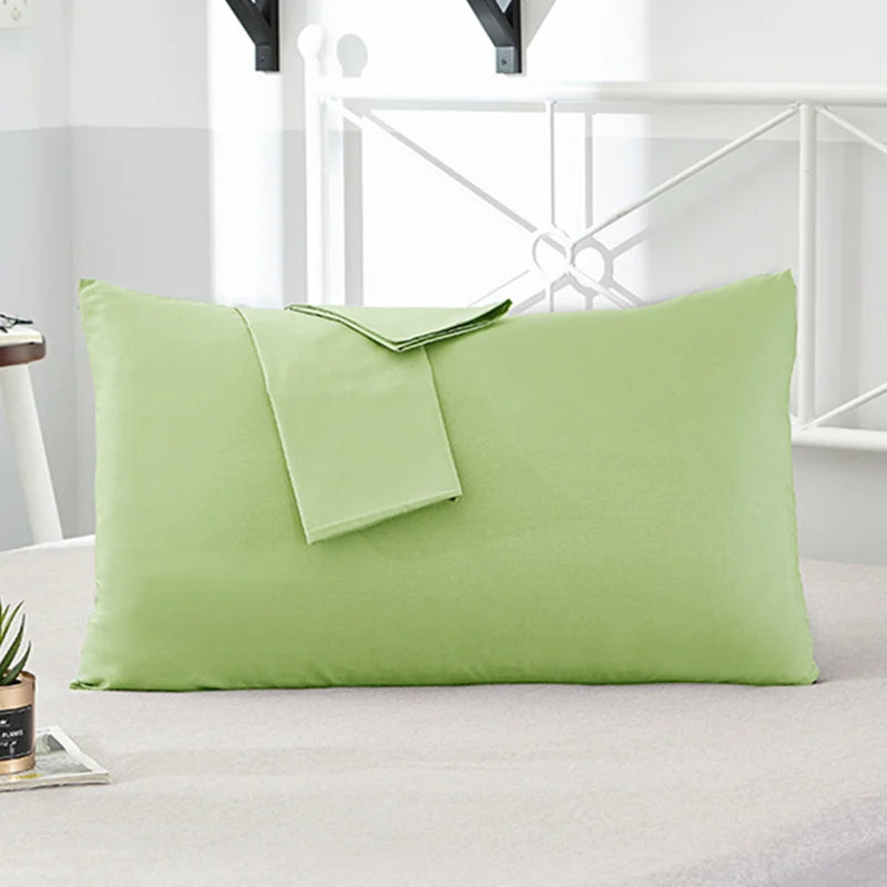 Housse d’oreiller enveloppe en coton de qualité