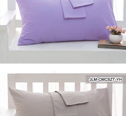 Housse d’oreiller en coton doux pour dormir