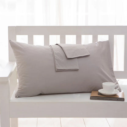 Housse d’oreiller en pur coton respirant