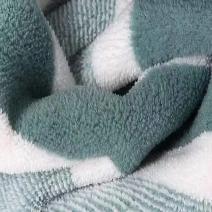Serviettes de bain rayées douces, absorbantes et à séchage rapide