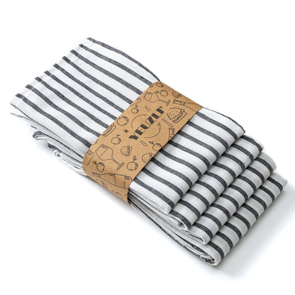 Torchon de cuisine absorbant noir à carreaux