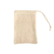 Sac à Savon Exfoliant en Coton Naturel