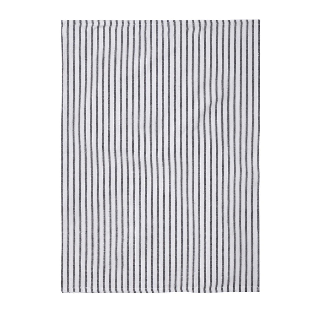 Torchon de cuisine absorbant blanc à rayures