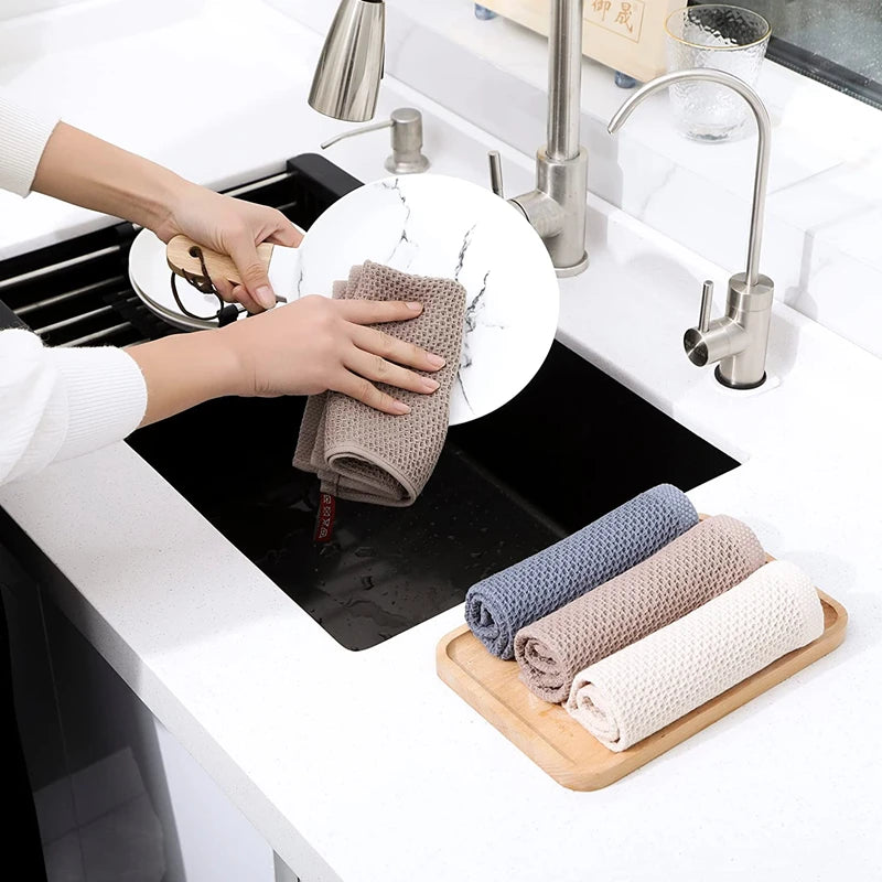 Torchon de cuisine en coton ultra doux et absorbant