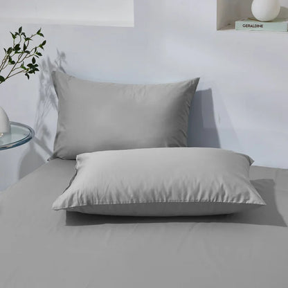 Taie d'oreiller en coton peigné respirant et doux pour la peau - Disponible en 40x60cm et 50x70cm
