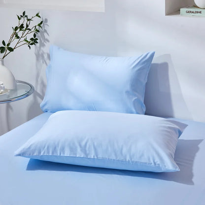 Taie d'oreiller en coton peigné respirant et doux pour la peau - Disponible en 40x60cm et 50x70cm