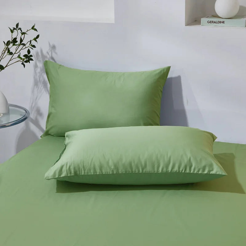 Taie d'oreiller en coton peigné respirant et doux pour la peau - Disponible en 40x60cm et 50x70cm