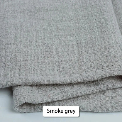 Serviettes Rustiques en Coton - 10 pièces - Gris