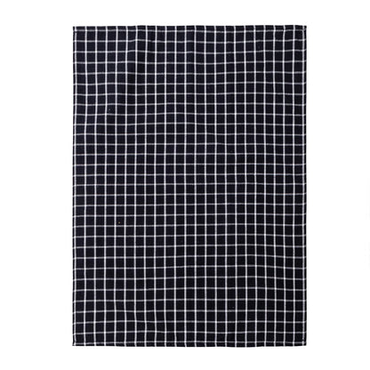 Torchon de cuisine absorbant noir et blanc