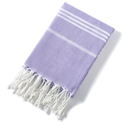 Serviette de plage turque en coton 90x180cm - Douce, absorbante et à séchage rapide