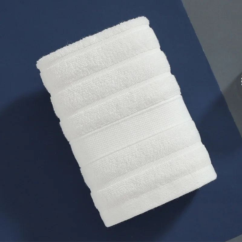 Lot de 4 Serviettes Carrées en Pur Coton 35x35cm - Forte Absorption