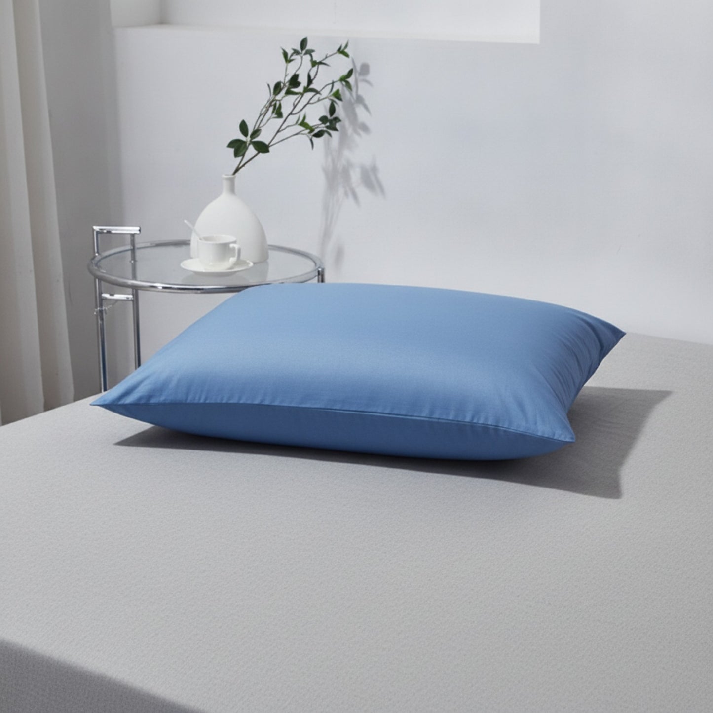 Taie d'oreiller en coton peigné respirant et doux pour la peau - Disponible en 40x60cm et 50x70cm