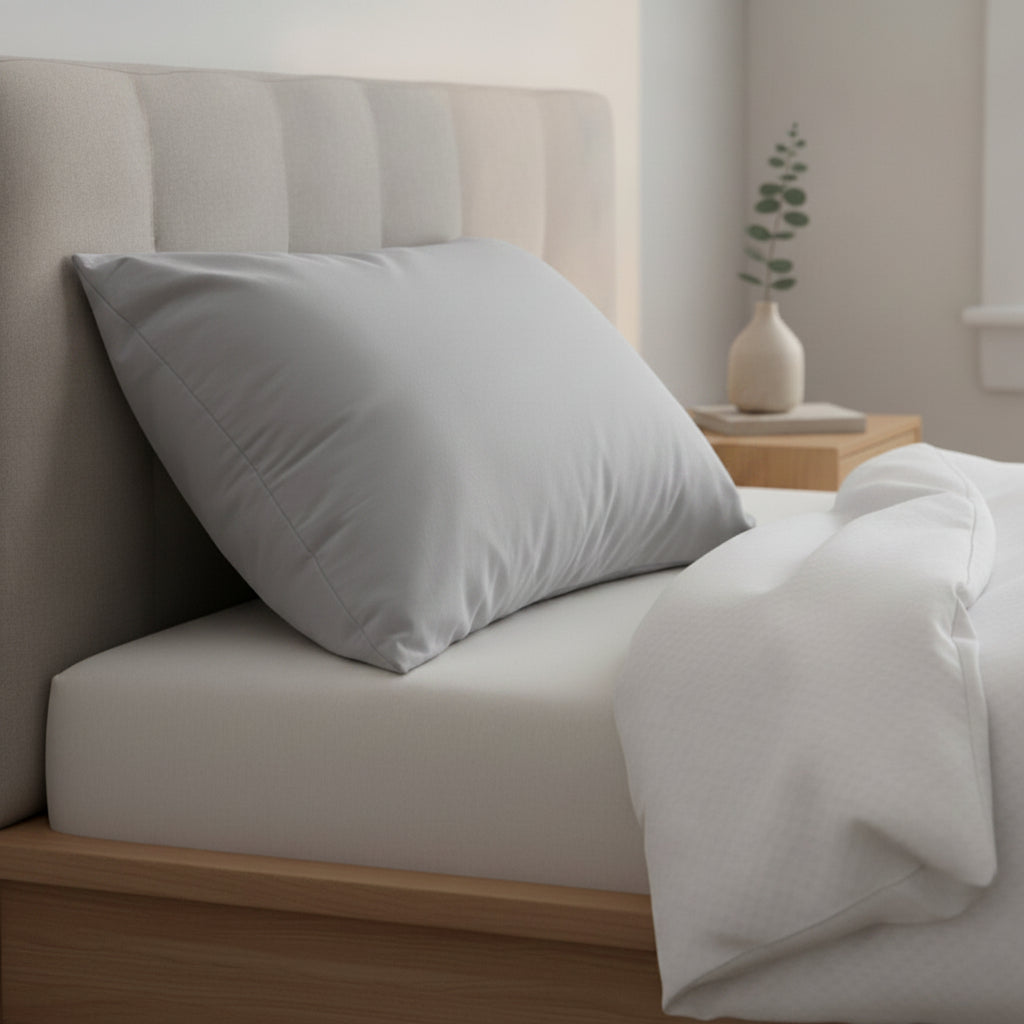 Taie d'oreiller en pur coton – Housse de coussin enveloppe pour literie maison et hôtel