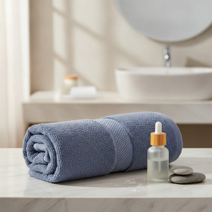 Essuie-mains luxueux en coton égyptien 13x29 pouces - Ultra absorbant pour spa et hôtel