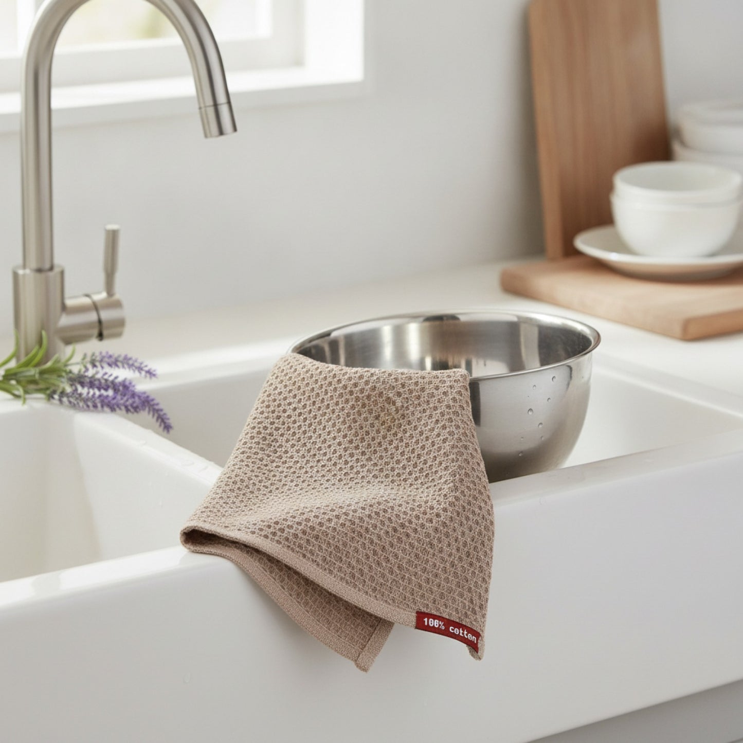 Torchons Ultra Doux 100% Coton - Absorbants et Polyvalents pour la Cuisine