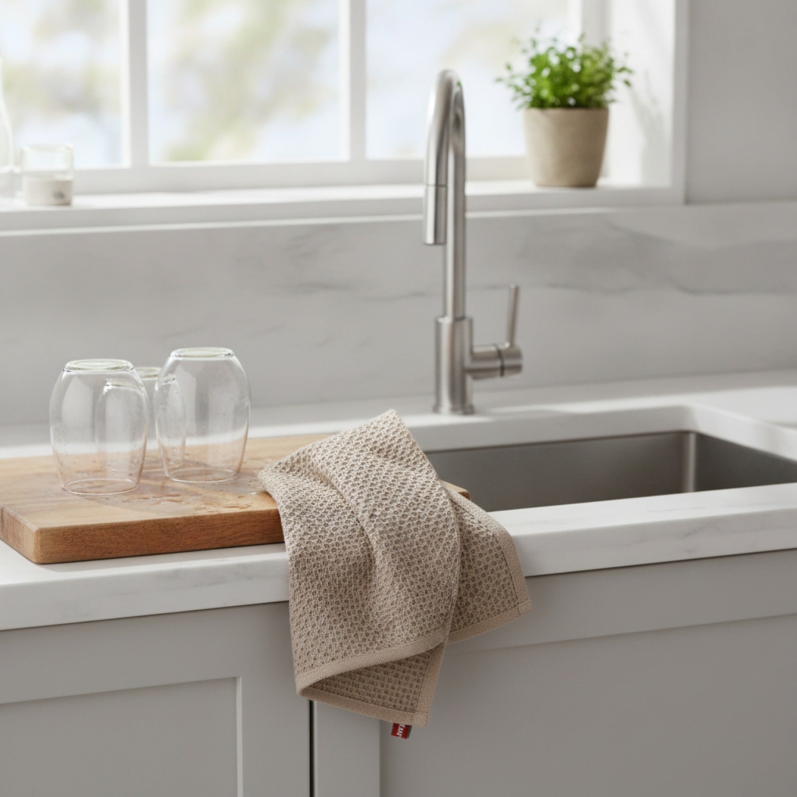Torchons Ultra Doux 100% Coton - Absorbants et Polyvalents pour la Cuisine