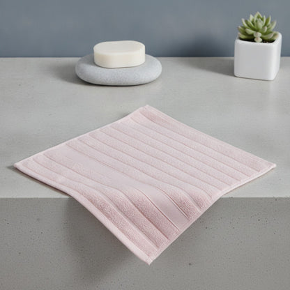 Lot de 4 Serviettes Carrées en Pur Coton 35x35cm - Forte Absorption