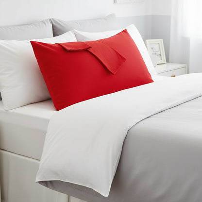 Taie d’oreiller en coton naturel pour compléter le linge de lit